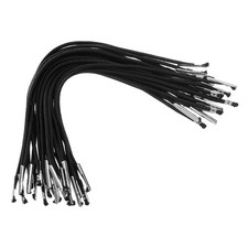 50Pcs 6 Inch Elastic Barbed Cord 1.6mm Loop Stretch Round String with Metal Barb