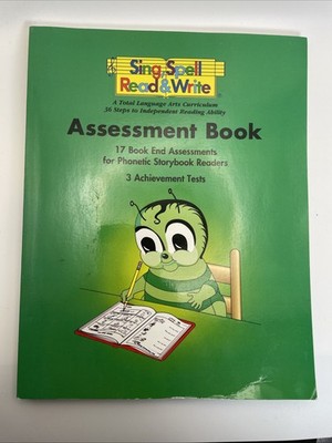 Sing Spell Read & Write ASSESSMENT BOOK Dickson Homeschool CLEAN [free shipping]