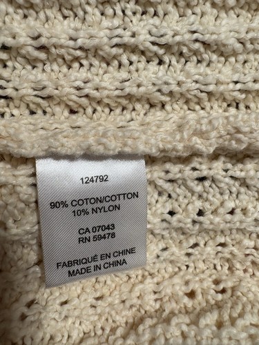 C&C California Women’s Beige Knitted Small Front Open Sweater Waist Belt - Picture 8 of 10