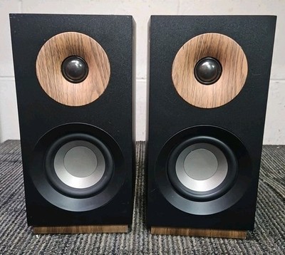 (2) Jamo S 801 Bookshelf Speakers (BLACK) - READ
