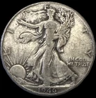 1946 Walking Liberty Silver Half Dollar 90% Silver