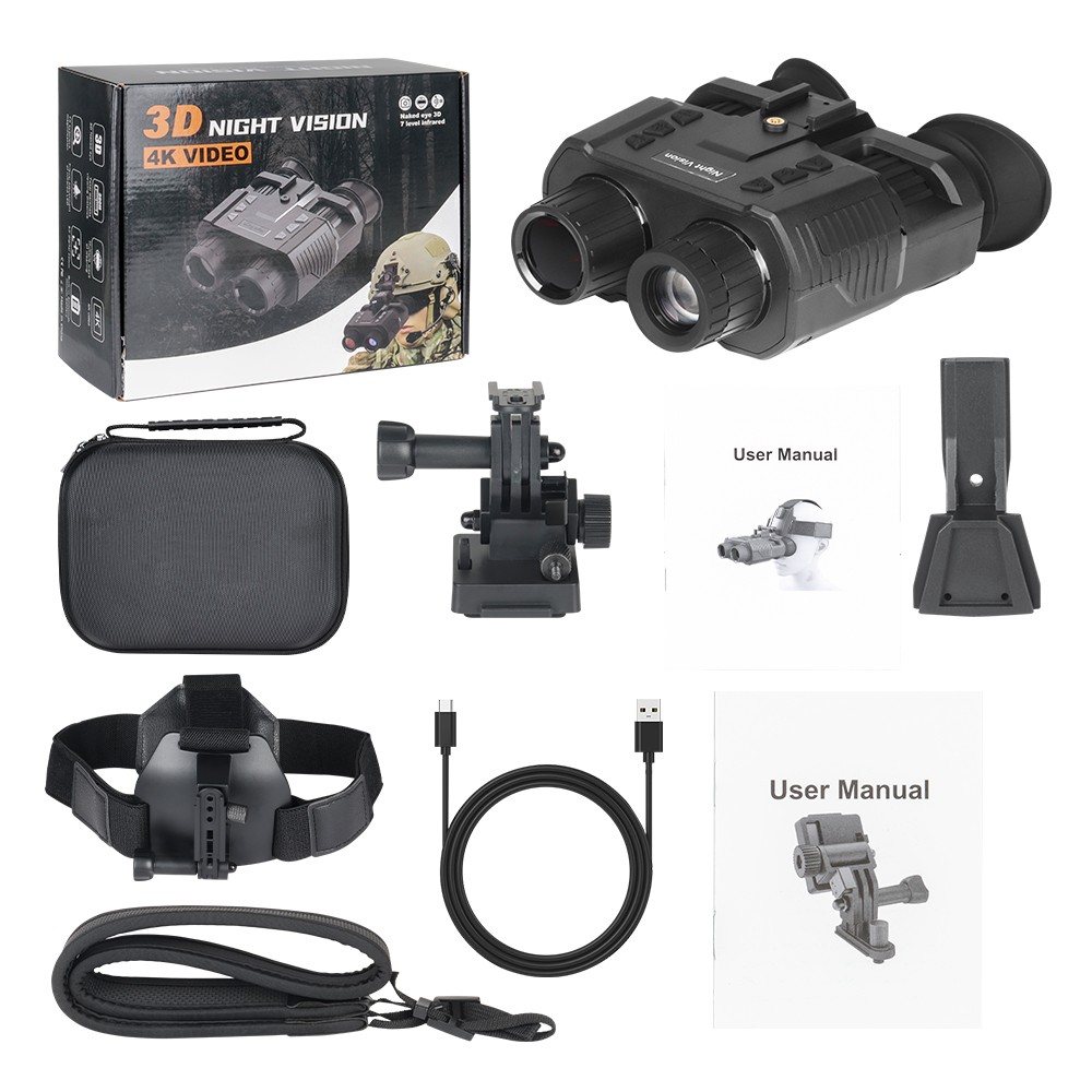 NV8000 1080P Night Vision Binoculars Goggles Head Mount Infrared Night Vision