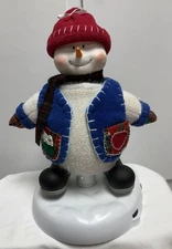 Animated Snowman Dances “Jingle Bell Rock” Watch Video Operates On AC Adapter