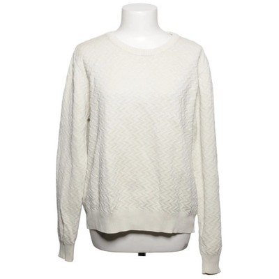Basic Apparel, Strickpullover, Größe: L, Beige, Baumwolle, Chevron #bkJ
