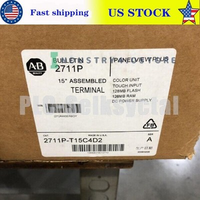 New Sealed 2711P-T15C4D2 PANELVIEW PLUS 2711PT15C4D2 Fast Shipping US Free Tax