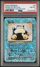 カビゴン Snorlax ARS9 PSA OldBack Holo Snorlax 64/110 Legendary Collection Reverse Holo for sale online
