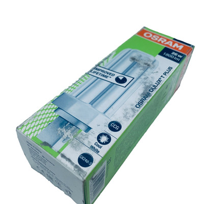 OSRAM 26 W/865 DULUX T PLUS Fluorescent Tube LUMILUX Cool White GX24d-3 3200 lm