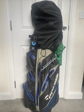 TaylorMade N7818201 14-way Storm Dry Waterproof Golf Cart Bag - Navy Blue