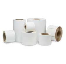 Custom Blank BOPP Roll Labels ? White Clear Silver 3? Core Up to 2? FLAT PRICING