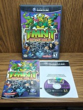 TMNT Mutant Melee Nintendo GameCube 2005 CIB Rare Authentic Ninja Turtles Tested
