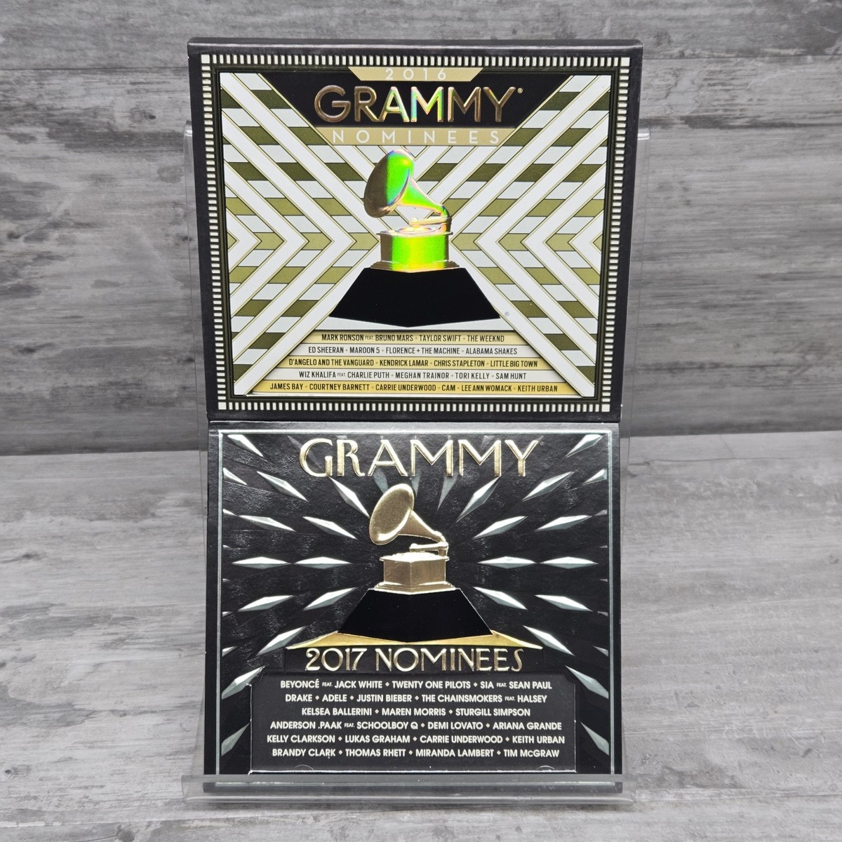 2016 Grammy Nominees 2017 Grammy Nominees CD Lot (2) by Various
