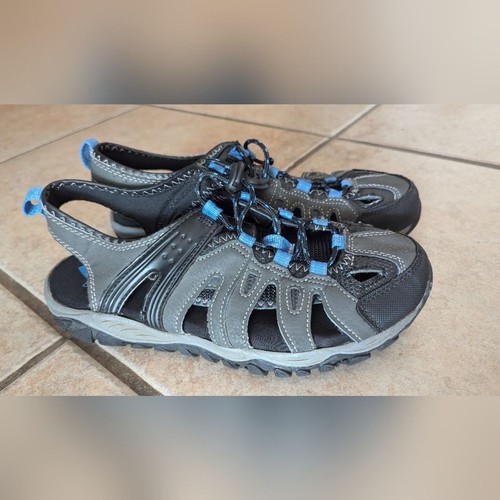 Ozark Trail Mans Trail Hiking outdoor Sandals Gray Memory Foam Fisherman Size 8