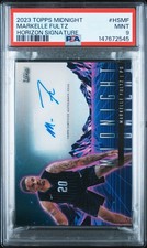2023 TOPPS MIDNIGHT HORIZON SIGNATURES #HSMF MARKELLE FULTZ PSA 9