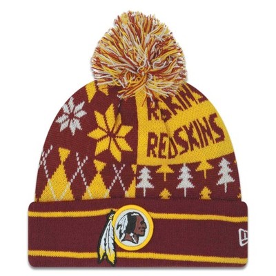 NWT Authentic NFL Washington Redskins New Era Winter Themed Sport Knit Beanie