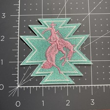 Rodeo Embroidered Sew On Iron On Patch FREE SHIPPING