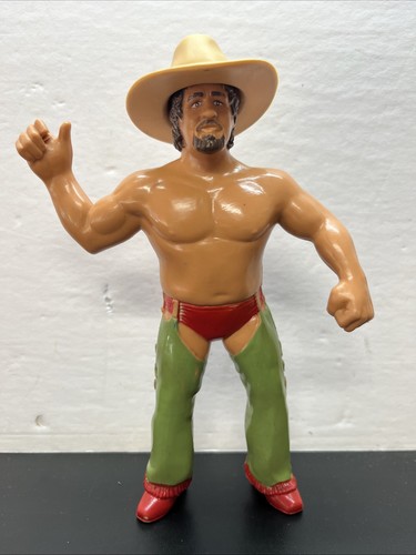 1985 LJN Titan Sports Terry Funk with Hat WWF 8 Wr...
