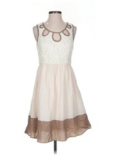 Altar'd State Women Ivory Casual Dress S