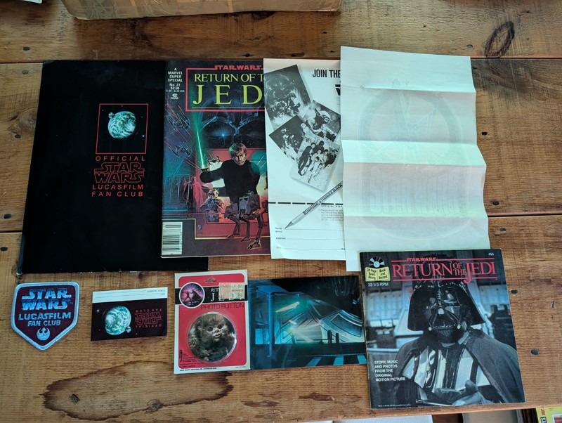 Large Lot of 70s 80s Star Wars Items - SEE PHOTOS - All Original