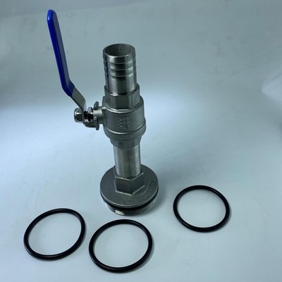 Fasszapfen Trommel Wasserhahn Auslaufsicher Tank Tap Adapter Hardware Kugelhahn