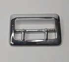 Dual Prong Center Bar Replacement Uniform/Military Silver Tone Belt Buckle Japan