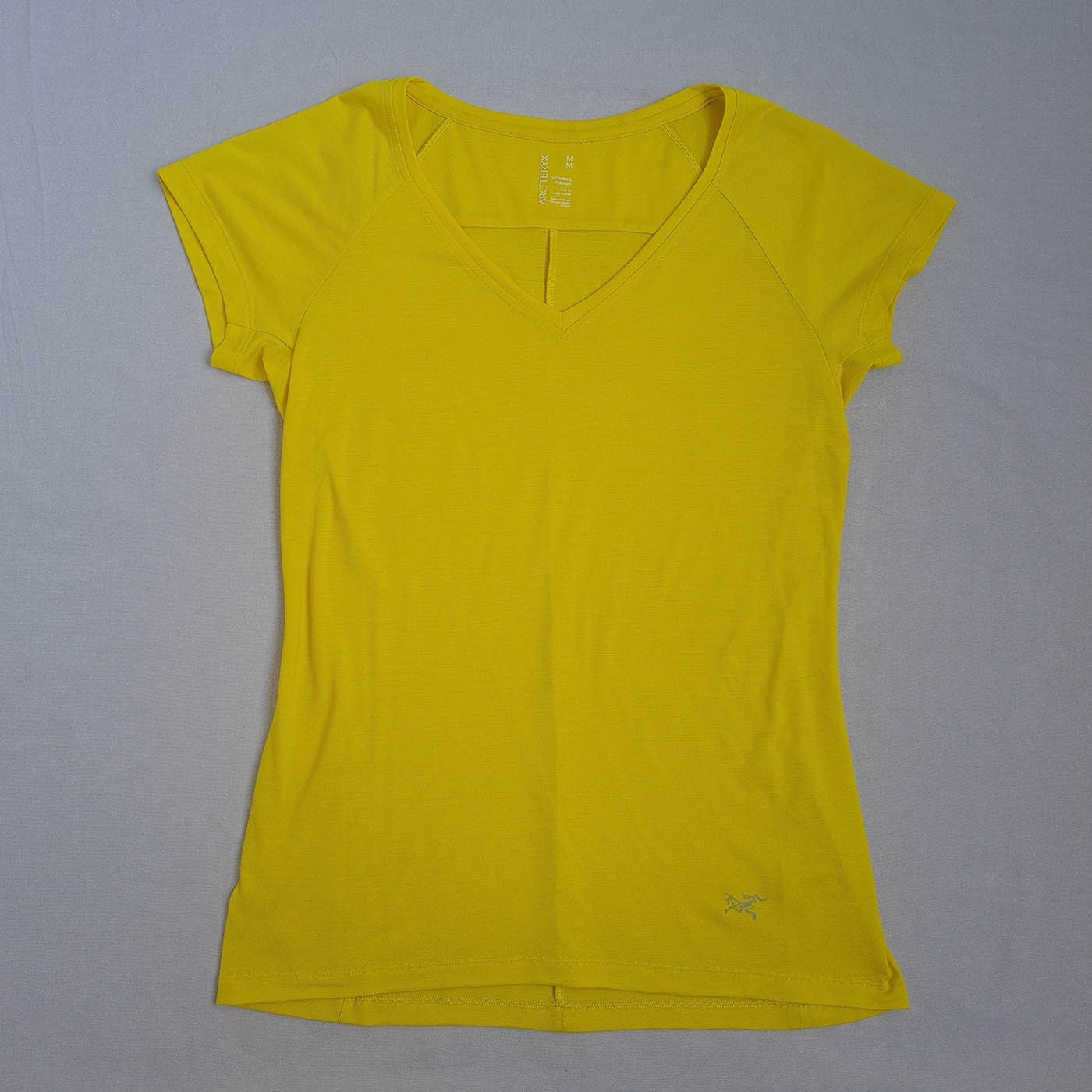 ARC'TERYX T shirt donna Arcteryx taglia M orlo aderente manica corta top misto cotone outdoor