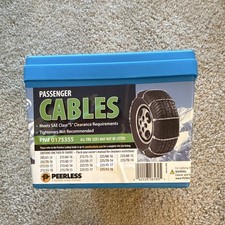 Peerless Passenger Car Tire Cables Chains Pn 0175355 New Open Box