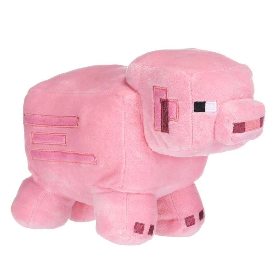PELUCHE MINECRAFT MAIALE 30CM SÉRIE 2 ANIMAL PERSONNAGE OFFICIEL MOJANG - Photo 1/1