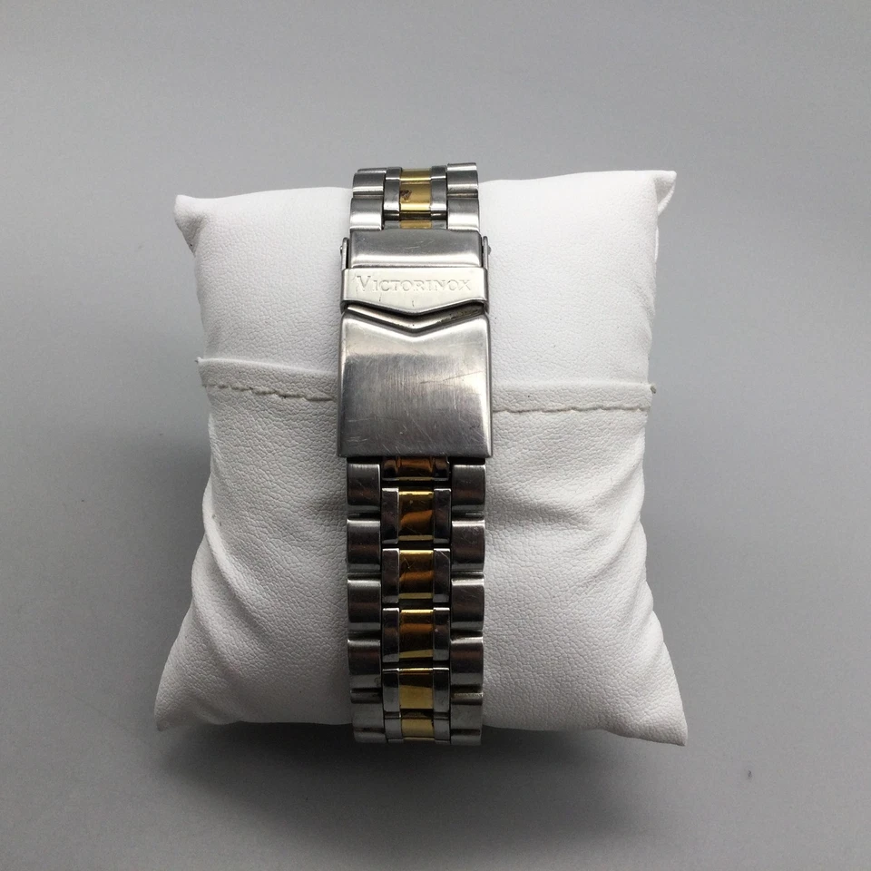 Victorinox Swiss Army Watch Mens 40mm Two-Tone Stainless BROKEN FOR PARTS REPAIR - Image 3 of 4