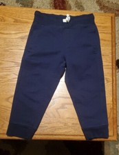 Tommy Bahama Boy's XS 4 Navy Blue Joggers Youth Fleece Sweatpants
