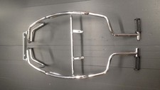 Rear & side crash 'Florida' bars (triple bar) chrome with foot pegs for Vespa PX