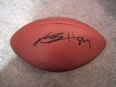 ANTONIO BROWN AB Oakland Raiders Autographed SIGNED Football w