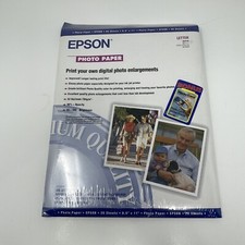 Epson Glossy Photo Paper - 20 Sheet Pack - 8.5" x 11" - S041141
