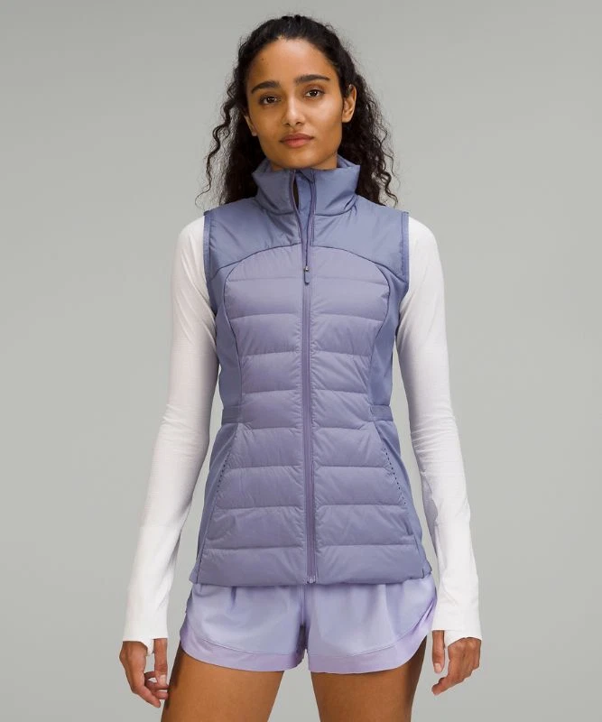 💜 LULULEMON 💜 Down For It All Vest Peri Purple NWT Size 10