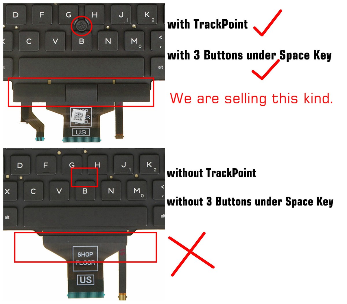 Laptop Keyboard for Dell 0MPWCW 08YRY9 09GG3W 9GG3W 086JN5 07XH1W