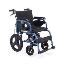 Foldable Lightweight Wheelchair with Handbrakes, Wheelchairs for Adults, Weig...