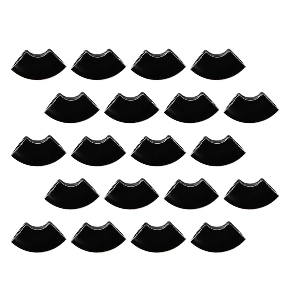 20 Pcs Heel Protectors Home U-shaped Floor Mat Clips for Hair Furniture