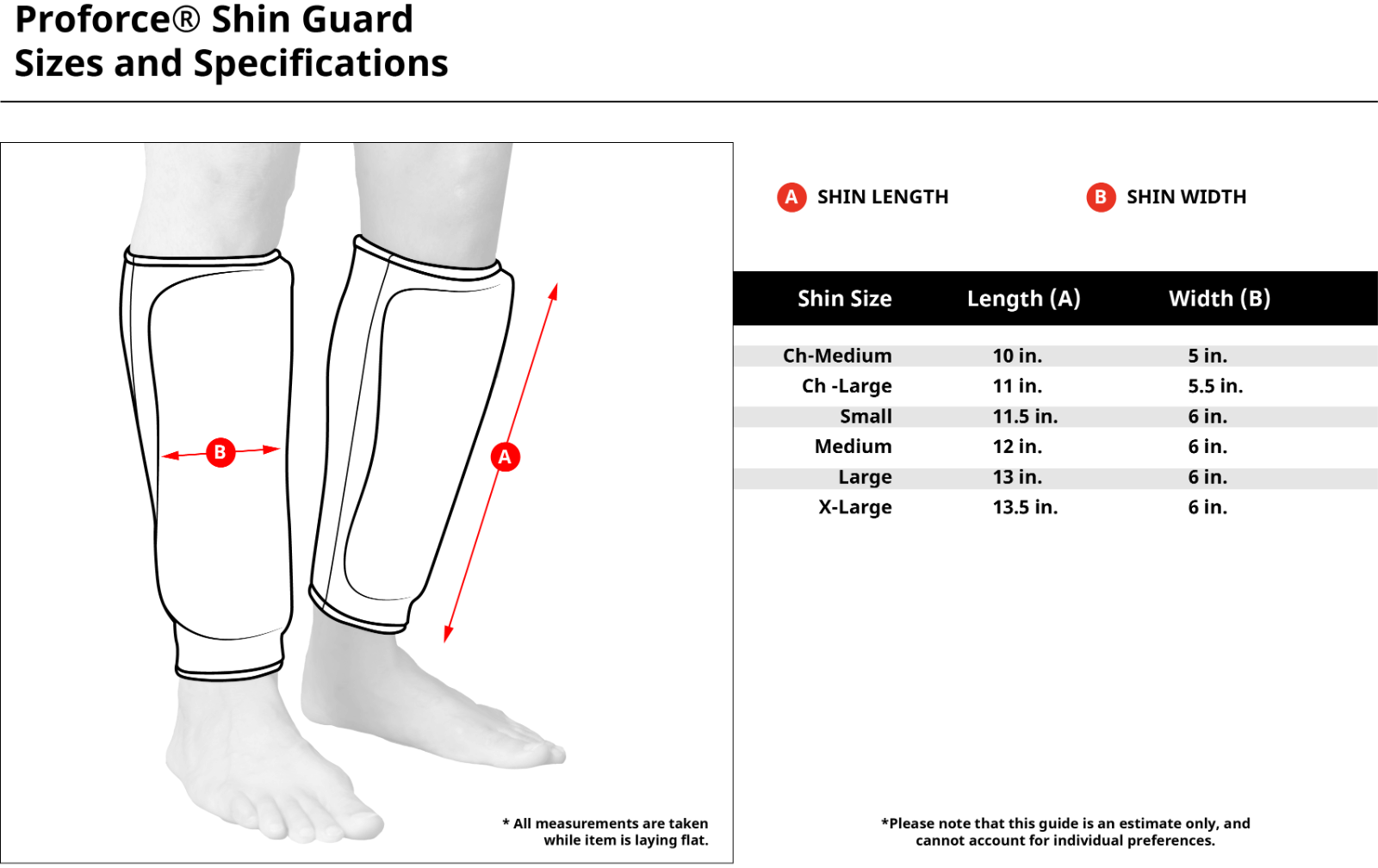 ProForce Shin GuardsBlack Size S eBay