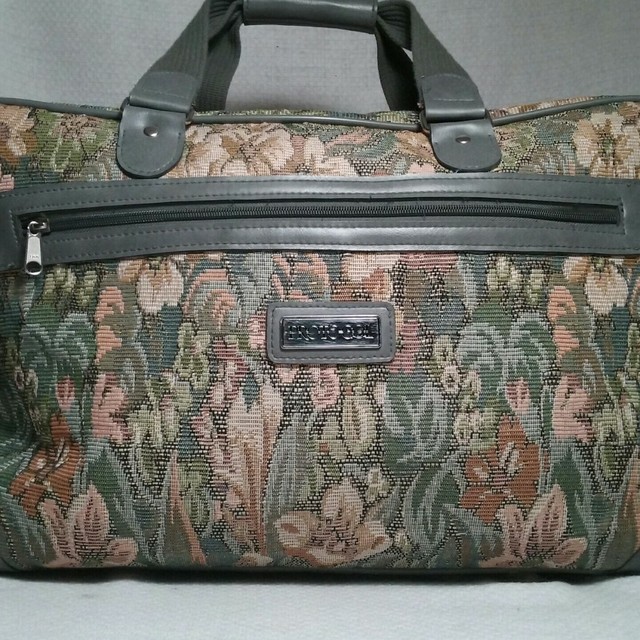 Protocol Floral Tapestry Vintage Overnight XL Large Travel Luggage