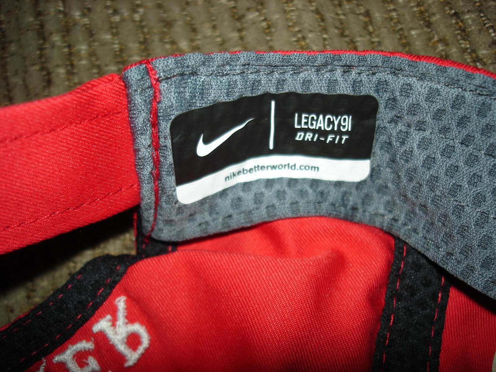 NWT Nike Federer RF Dri-FIT Legacy 91 Tennis Hat Cap Red 371202-657 image 4