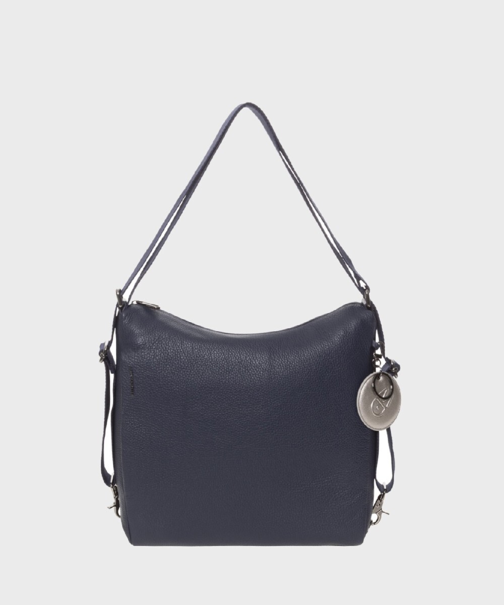 Mandarina Duck Mellow borsa trasformabile in zaino, pelle drees blue FZT72.08Q