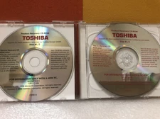 Toshiba Product Recovery Disk 1/2 CD-ROM Software