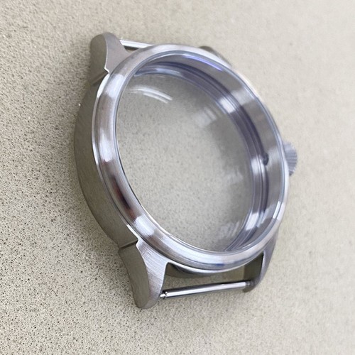 42MM Edelstahlgehäuse mit transparentem Boden Gehäuse für ETA 6497/6498 Uhrwerk - Bild 5 von 6