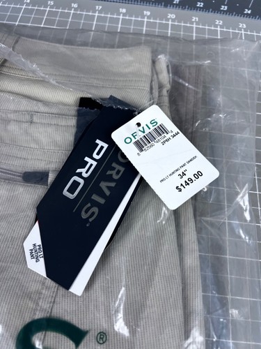 Men's Lightweight ORVIS PRO LT Hunting Pants Sand/Dark Khaki Size 44x34" NEW - Picture 6 of 9