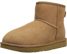 Women UGG Classic Mini II Boot 1016222 Chestnut Suede Upper 100% Original New