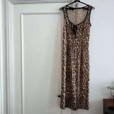 Dolce&Gabbana Women M D&G Leopard Print Long Dress Set Figure-Flattering Elegant