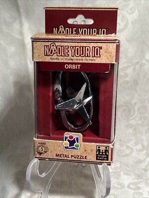 Noodle Your IQ  Metal Puzzle Hard Level 5 ORBIT- Challenge your skills FREE SHIP