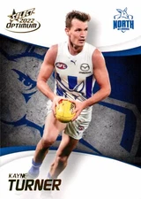 2022 NORTH MELBOURNE KANGAROOS AFL Card KAYNE TURNER Optimum