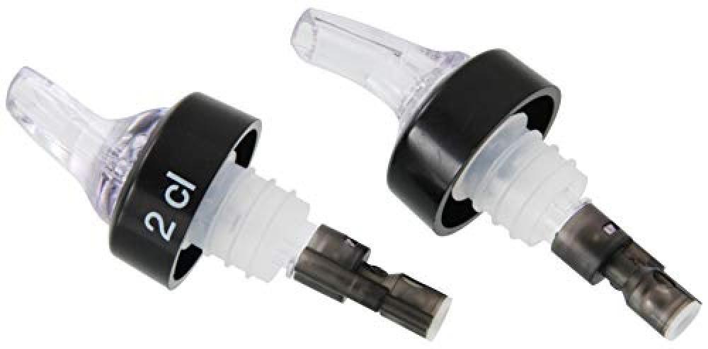 (TG. 50 x 50 x 20 cm) FMprofessional 21451 Set da 2 Dosatori, Nero, 50 x 50 x 20