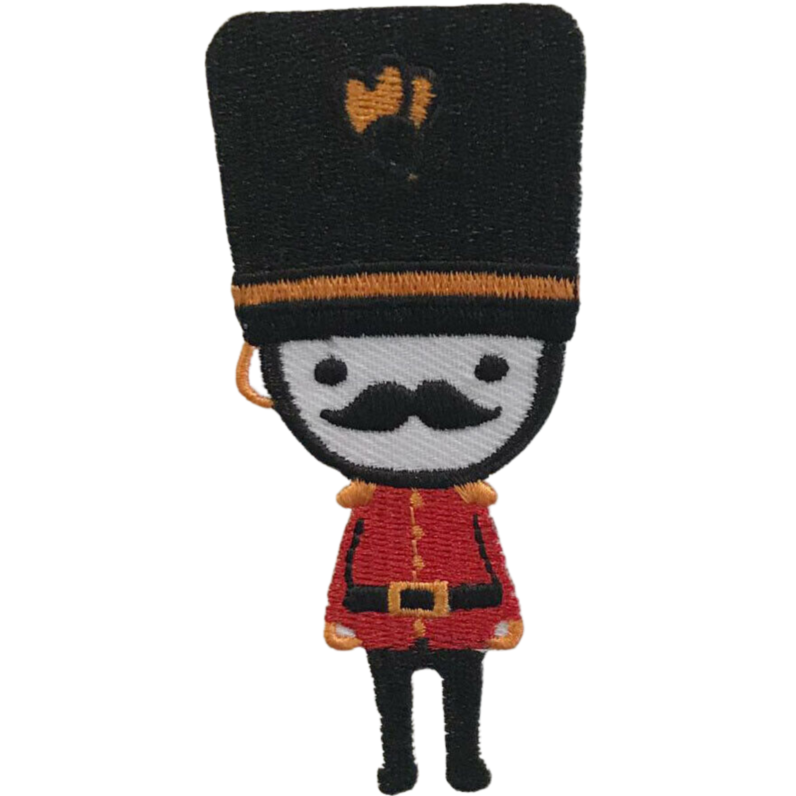 Royal Guard London Moustache Embroidered Iron-On or Sew-On Patch