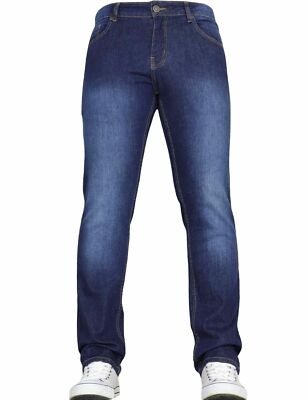 Herren 25'' Inside Leg Jeans - Extra Short Stretch Denim | Slim Straight